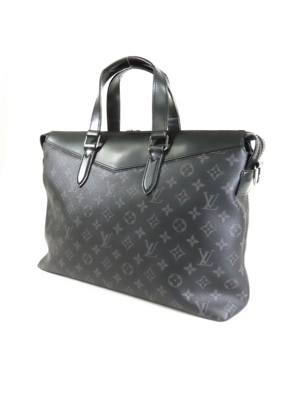 Louis Vuitton Briefcase Explorer Black Monogram Eclipse 2-Way Business